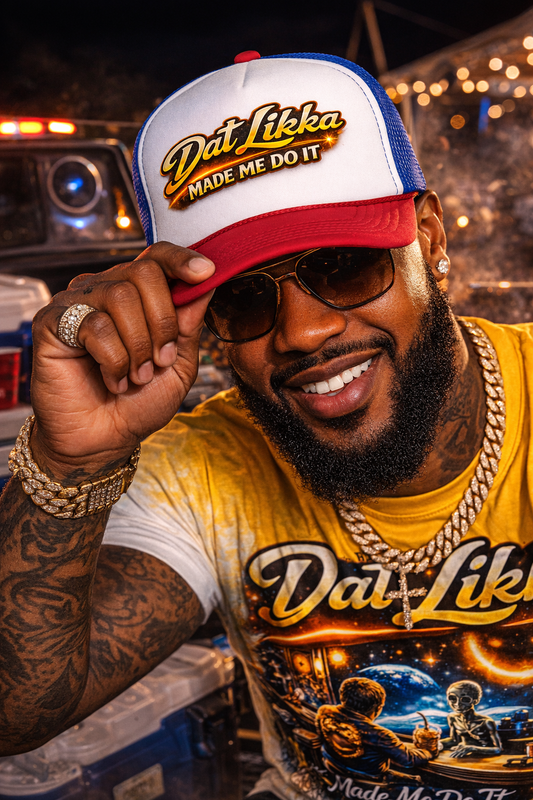 Dat Likka Made Me Do It – Trail Ride Trucker Hat