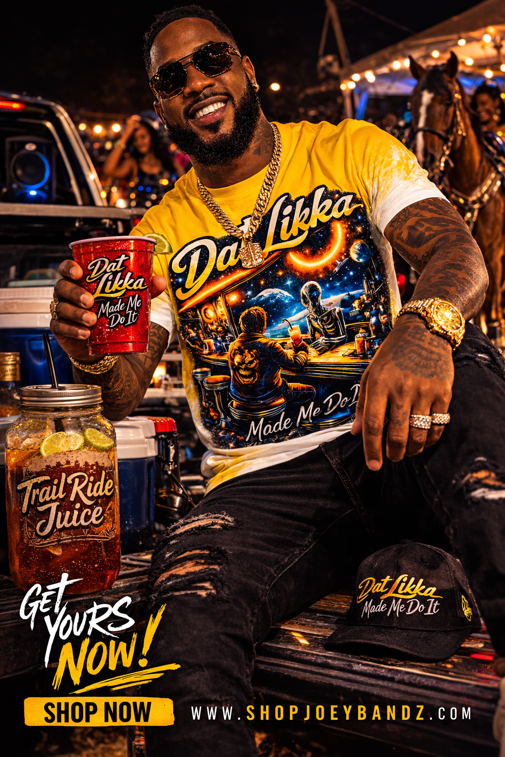 Dat Likka Made Me Do It – Trail Ride Party Tee