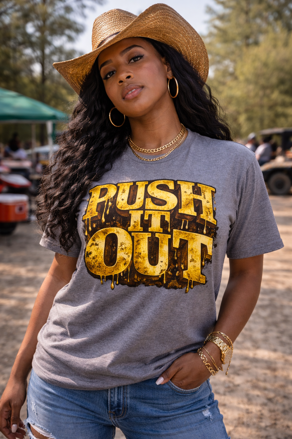 Push It Out Tee – Southern Soul Trail Ride Edition