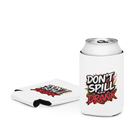 Can and Bottle Drink Sleeve - Don't Spill My Drink Can Cooler