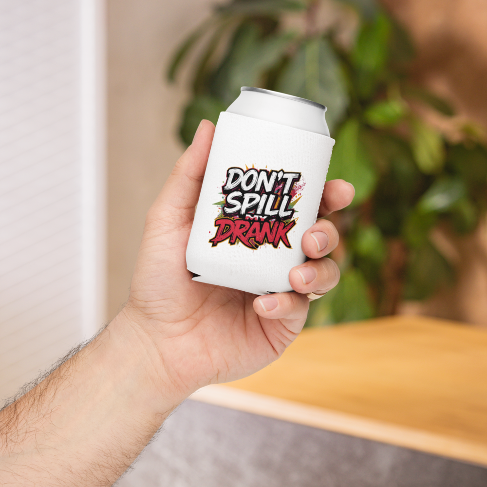 Can and Bottle Drink Sleeve - Don't Spill My Drink Can Cooler