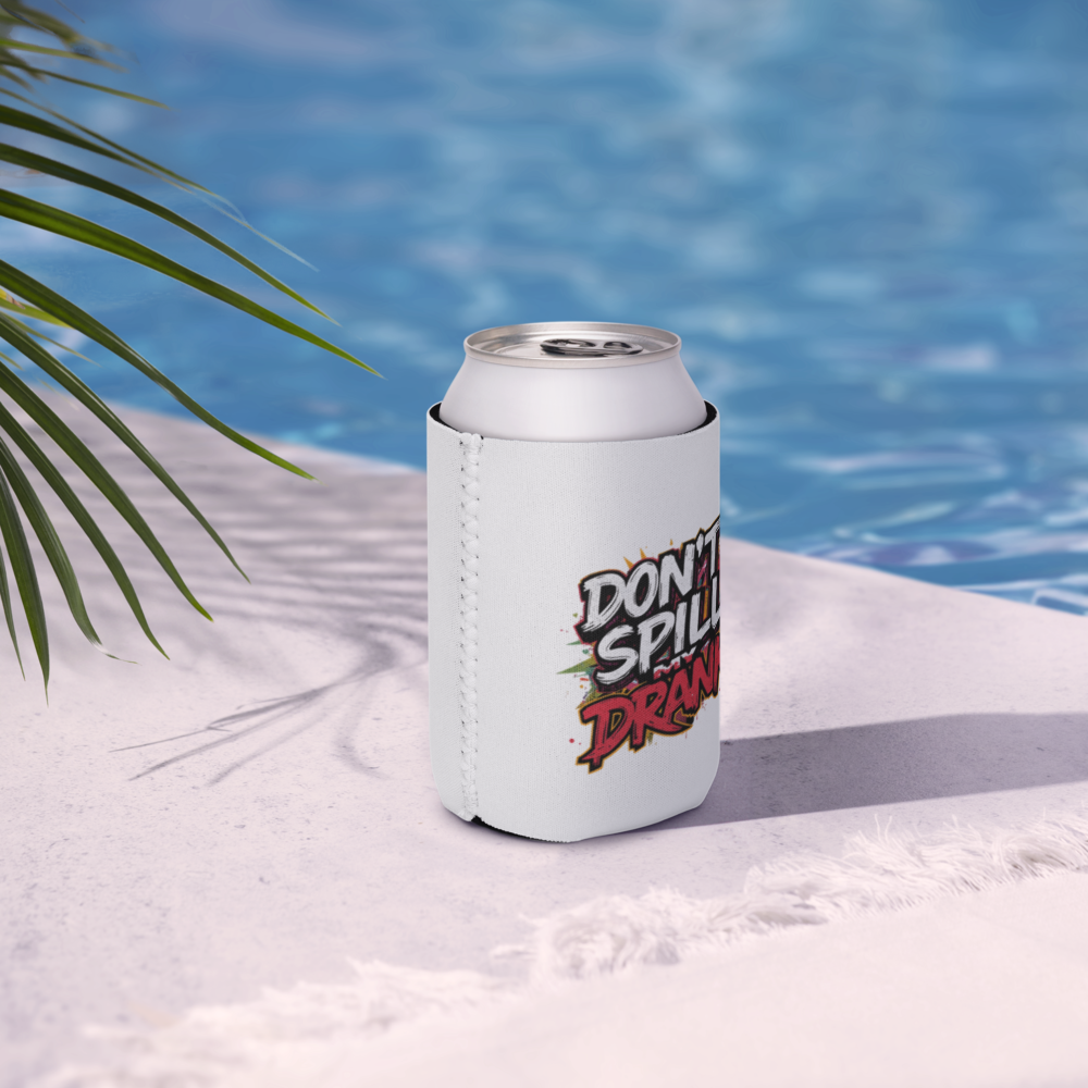 Can and Bottle Drink Sleeve - Don't Spill My Drink Can Cooler