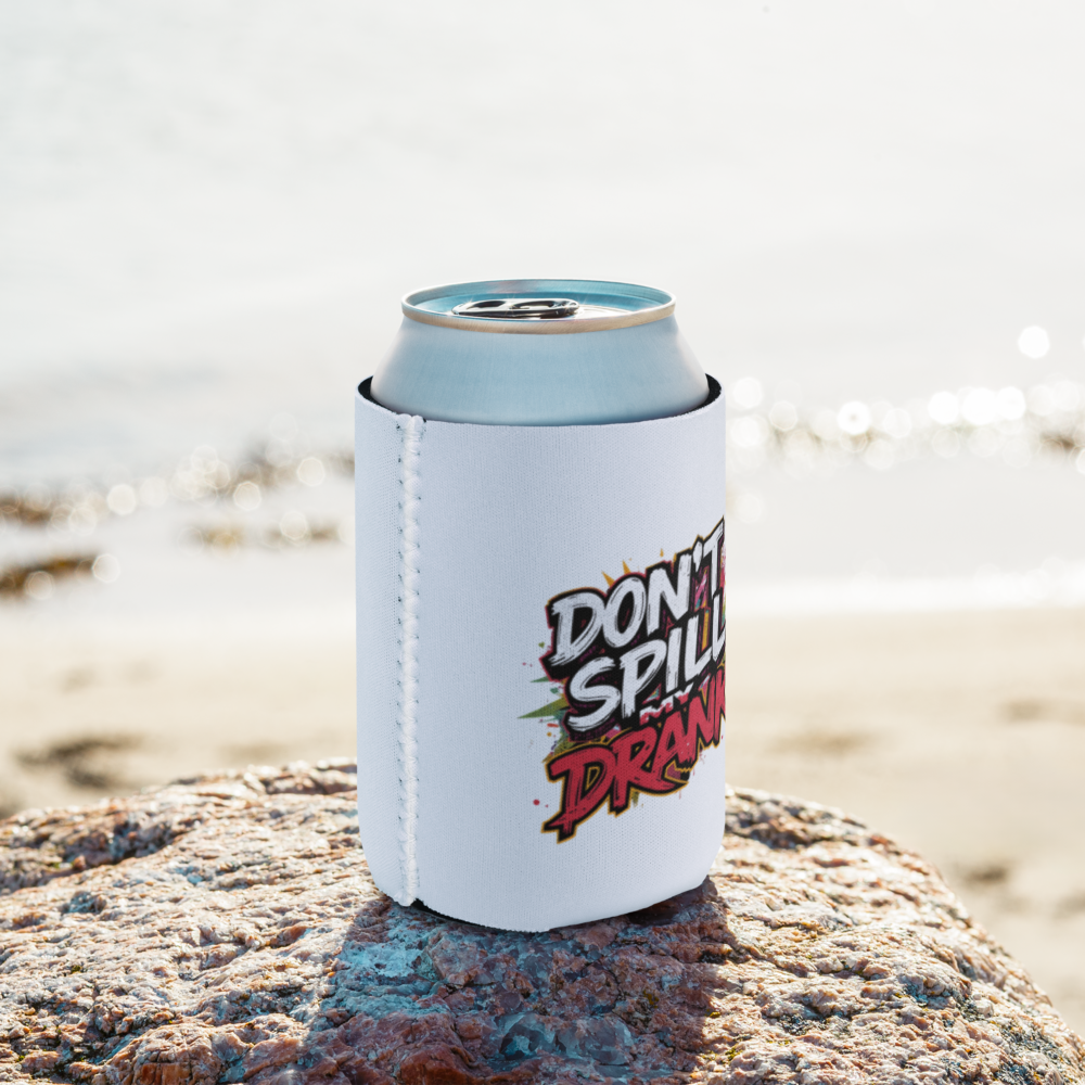 Can and Bottle Drink Sleeve - Don't Spill My Drink Can Cooler